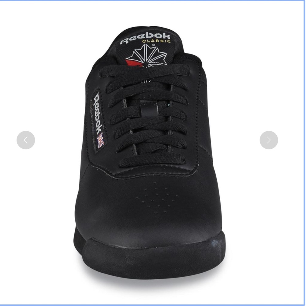Black Reebok Classic Princess Walking Shoes Size 10 Wide NWT.